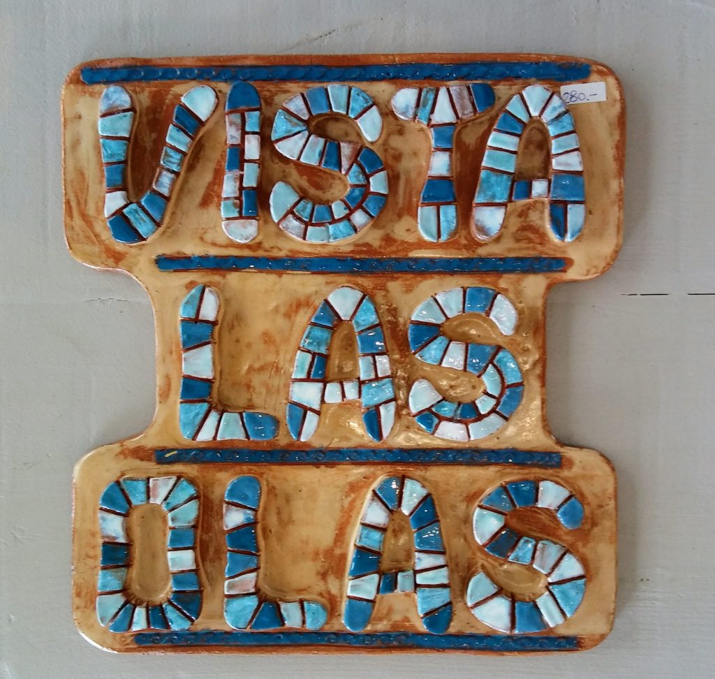 Custom Ceramic House Name Signs - Otro Mar Ceramic