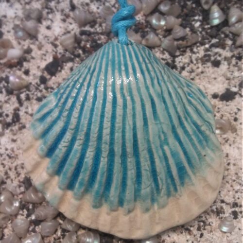 Ceramic Shell Pendant - Otro Mar Ceramics